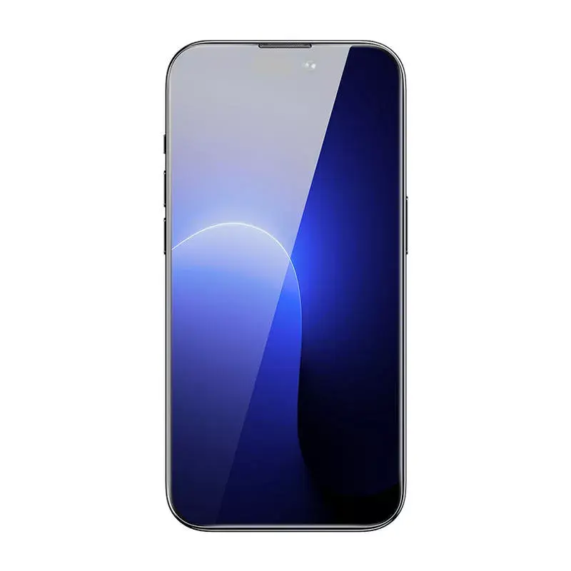 Pellicola protezione display in vetro temperato Baseus Crystal per iPhone 14 Pro 0,3 mm, antipolvere, 2 pz.