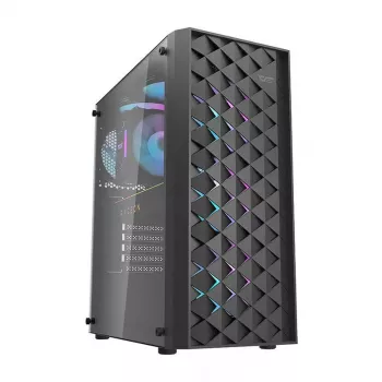 Case per computer Darkflash DK351, ATX, nero