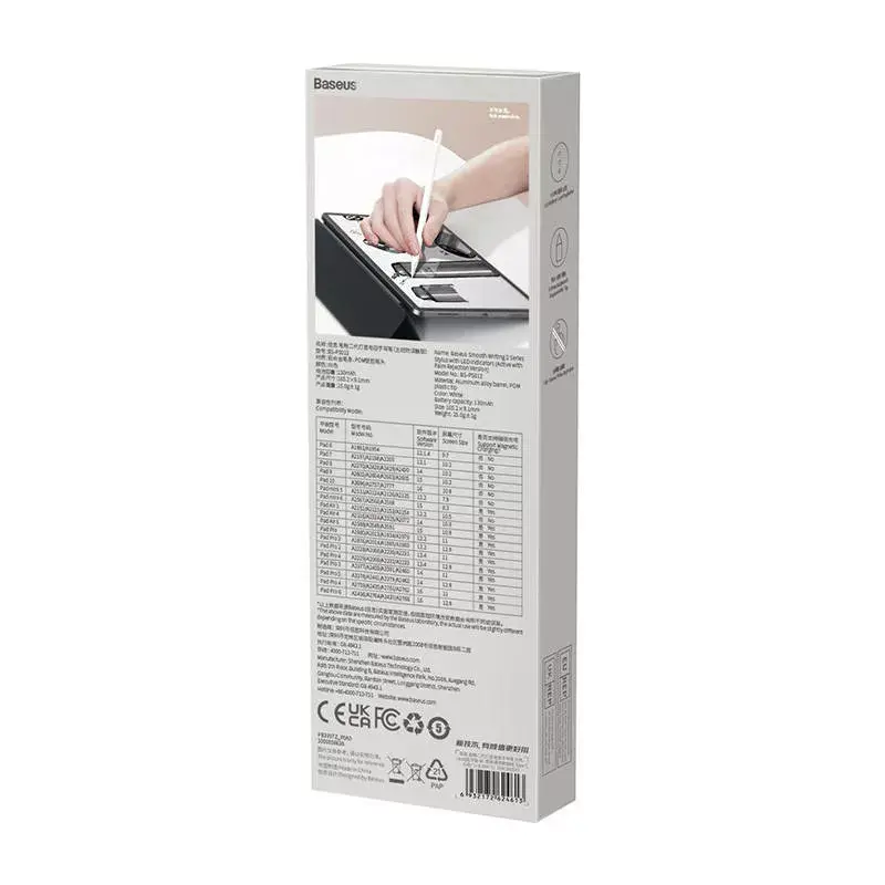 Stylus Baseus SXBC060402 Active con indicatori LED — bianco