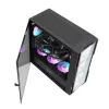 Case per computer Darkflash DK431 Glass, ATX, nero