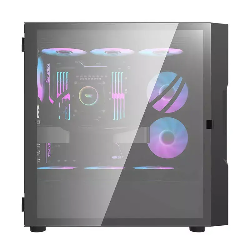 Case per computer Darkflash DK431 Glass, ATX, nero