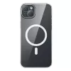 Custodia per cellulare Baseus Magnetic Crystal Clear per iPhone 13, trasparente, con protezione schermo in vetro temperato