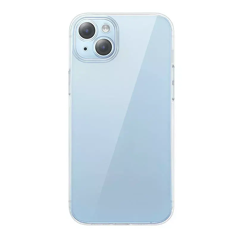 Custodia protettiva trasparente con vetro temperato di Baseus per iPhone 14 Plus (P60112202201-02)