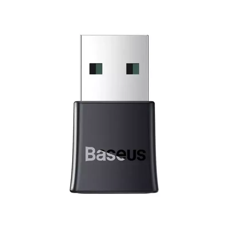 Adattatore Bluetooth mini Baseus BA07 per PC, USB 5.3 dongle ricevitore Bluetooth wireless - nero