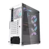 Case per PC Darkflash DK352 Plus ATX nero e bianco