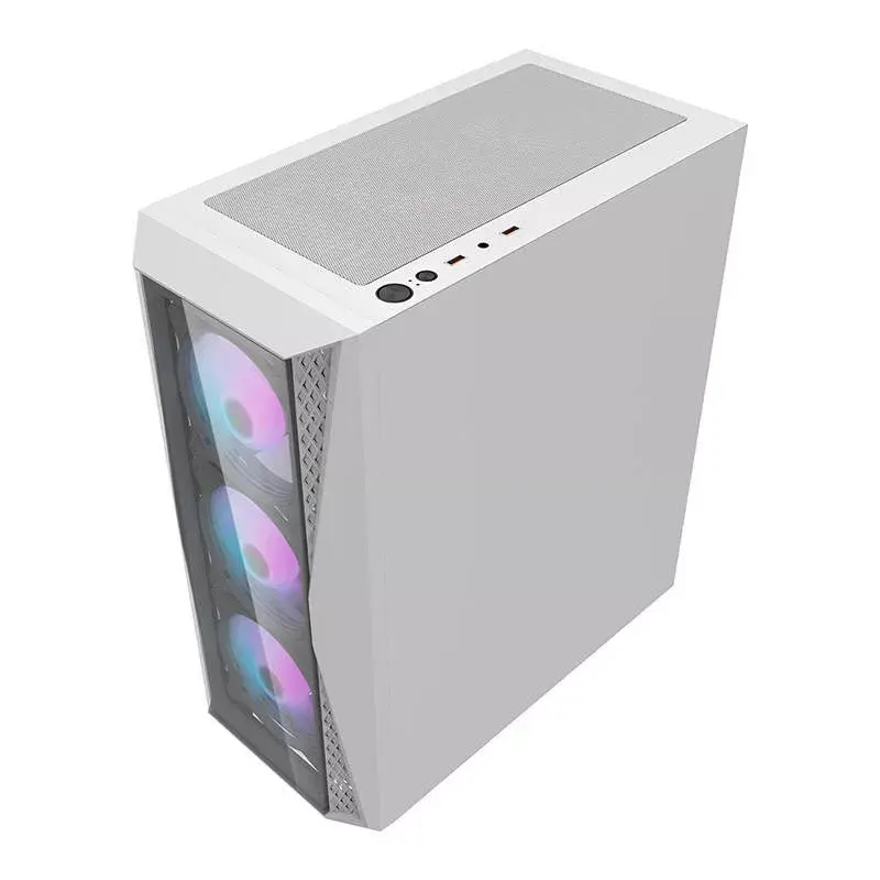 Case per PC Darkflash DK352 Plus ATX nero e bianco
