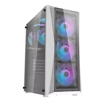 Case per PC Darkflash DK352 Plus ATX nero e bianco