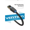 Cavo patch Ethernet Vention Cat.8 S/FTP 1 m nero RJ-45 placcato oro