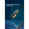 Cavo patch Ethernet Vention Cat.8 S/FTP 1 m nero RJ-45 placcato oro