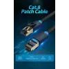 Cavo patch Ethernet Vention Cat.8 S/FTP 1 m nero RJ-45 placcato oro
