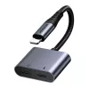 Adattatore audio 2-in-1 Joyroom SY-L01 Lightning a 3,5 mm + Lightning, nero