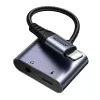Adattatore audio 2-in-1 Joyroom SY-L01 Lightning a 3,5 mm + Lightning, nero