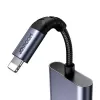 Adattatore audio 2-in-1 Joyroom SY-L01 Lightning a 3,5 mm + Lightning, nero