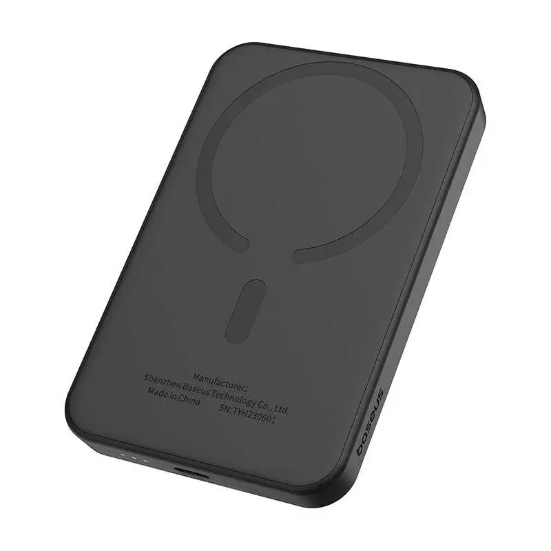 Mini powerbank magnetica Baseus 5000mAh 20W (nero)