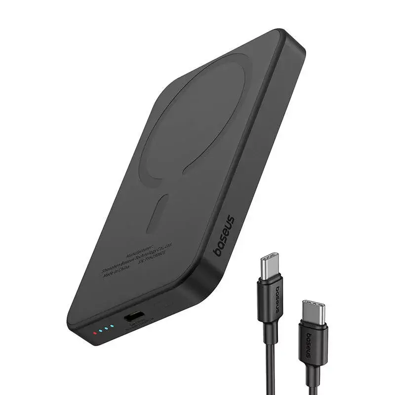 Mini powerbank magnetica Baseus 5000mAh 20W (nero)