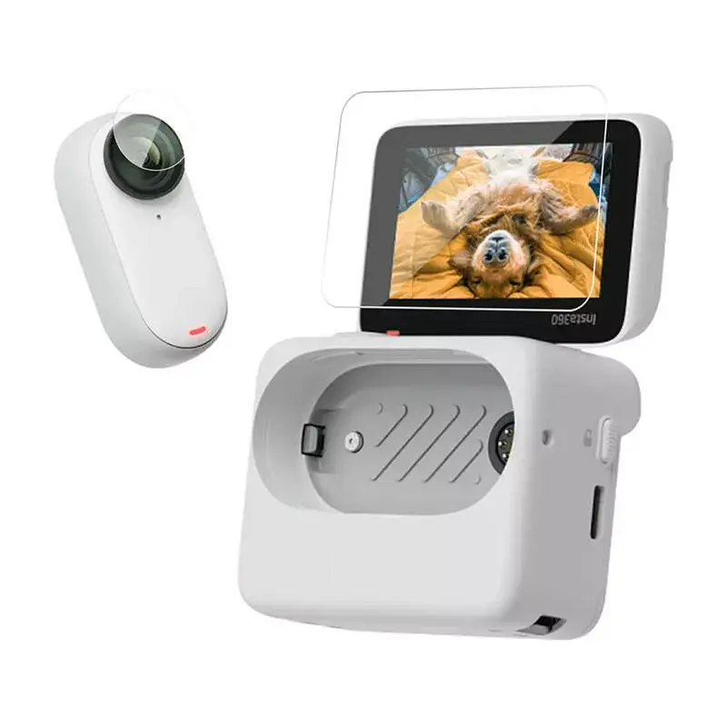 Pellicola protettiva per display Telesin vetro temperato per Insta360 GO 3, modello IS-FLM-001