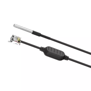 Sensore di temperatura Sonoff WTS01 con cavo da 1,5 m, sonda esterna per il monitoraggio della temperatura
