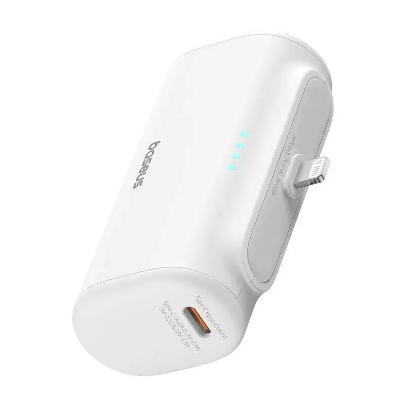 Powerbank OS-Baseus Compact IP 5000mAh 20W (bianco)