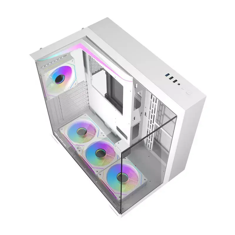 Case per computer Darkflash TH285, ATX, bianco