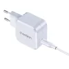 CHOETECH PD8007 caricabatterie GaN USB-C da 45 W, PD3.0, QC3.0, PPS, EU, bianco