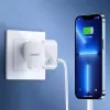 CHOETECH PD8007 caricabatterie GaN USB-C da 45 W, PD3.0, QC3.0, PPS, EU, bianco