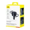 Caricabatterie da auto Baseus Enjoyment Max 60W con cavi USB-C integrati, uscita 60W