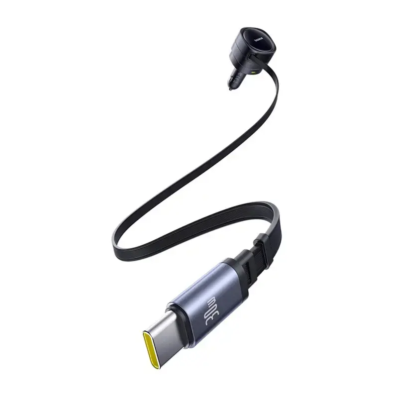 Caricabatterie da auto Baseus Enjoyment Max 90W con porte USB-C e USB-A