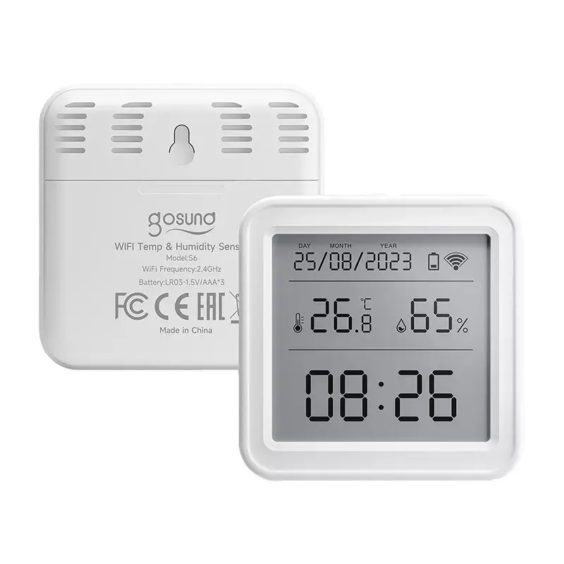 Sensore di temperatura e umidità Gosund ST17 Zigbee con display LCD