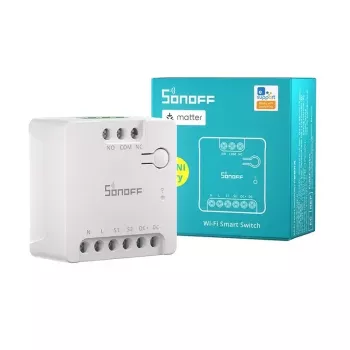 Interruttore smart Wi-Fi Sonoff MINI-D AC/DC 12–48V contatto libero da potenziale
