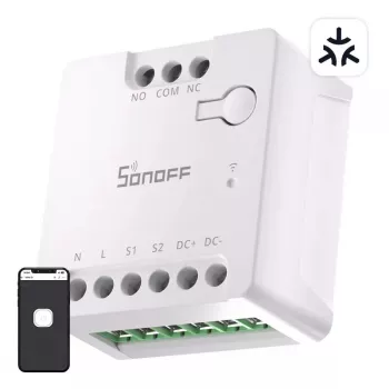 Interruttore smart Wi-Fi Sonoff MINI-D AC/DC 12–48V contatto libero da potenziale