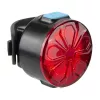 Luce per bici Superfire BTL05 — luce anteriore/posteriore compatta, LED, ricaricabile USB