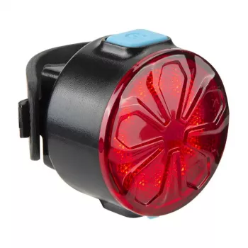 Luce per bici Superfire BTL05 — luce anteriore/posteriore compatta, LED, ricaricabile USB