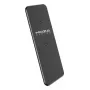Piastra di montaggio pedali Moza Racing CRP2 alluminio nero 60 mm x 185 mm