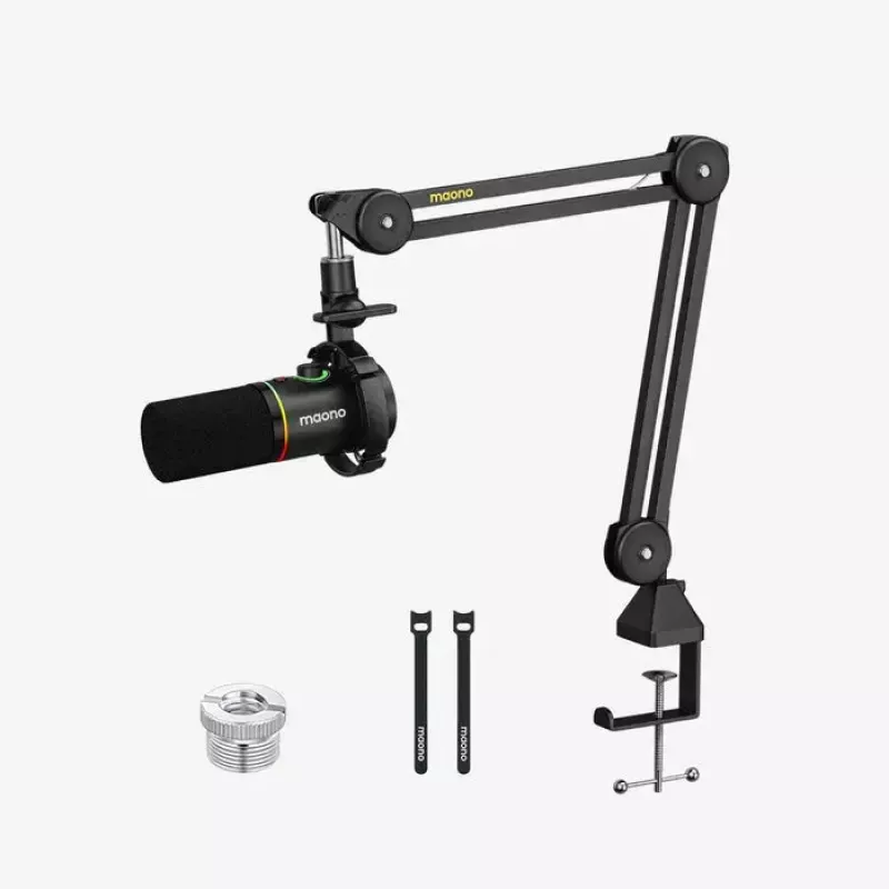 MAONO PD200X microfono dinamico, illuminazione RGB, metallo, nero