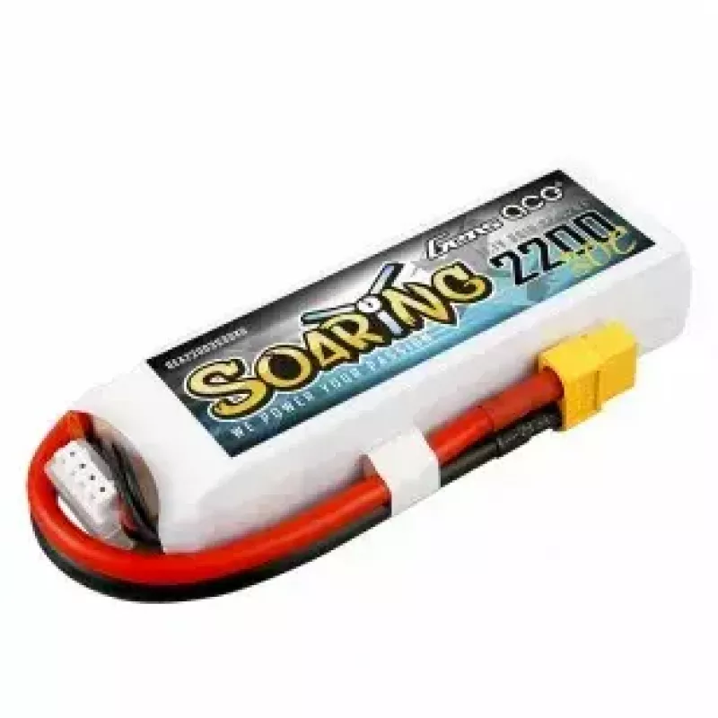 Batteria Gens ace Soaring 2200mAh 11.1V 30C 3S1P Lipo Pack
