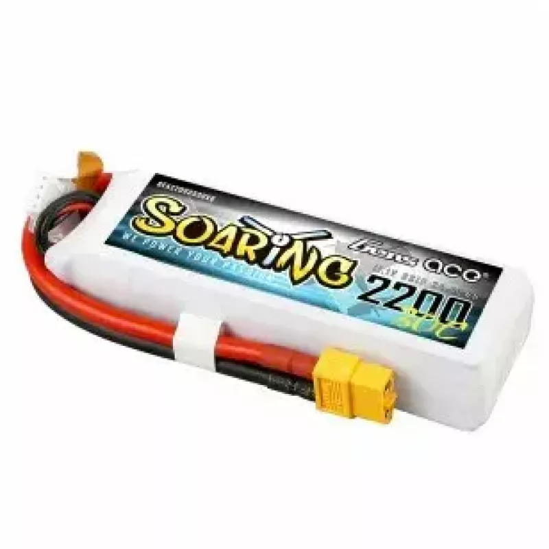 Batteria Gens ace Soaring 2200mAh 11.1V 30C 3S1P Lipo Pack