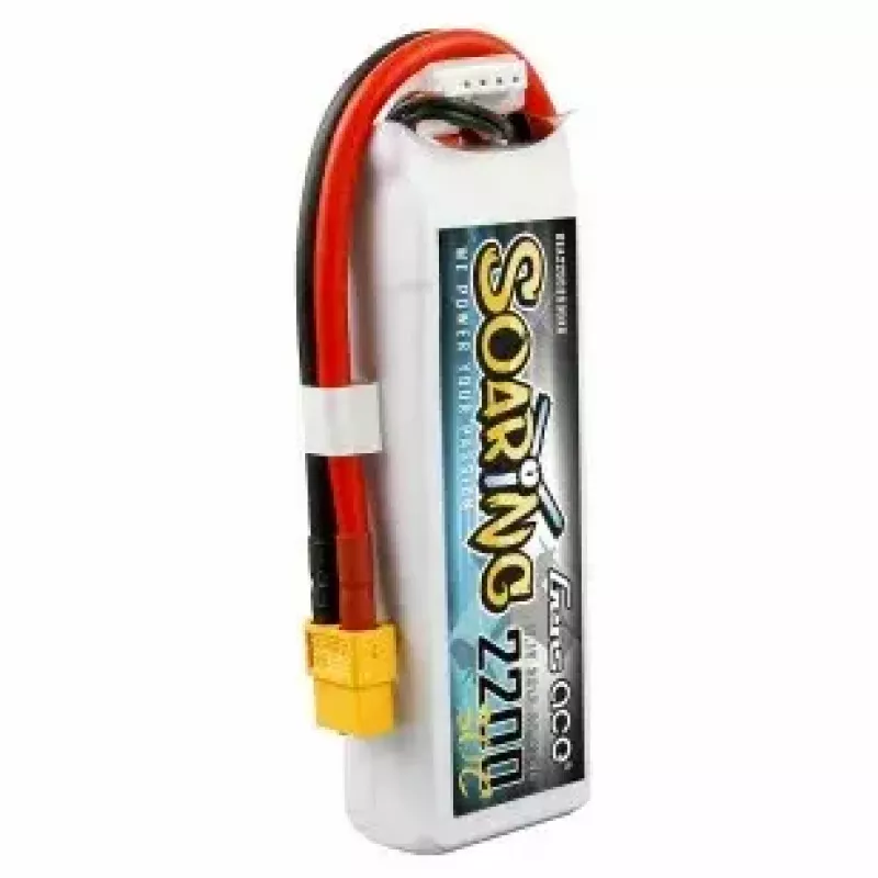 Batteria Gens ace Soaring 2200mAh 11.1V 30C 3S1P Lipo Pack