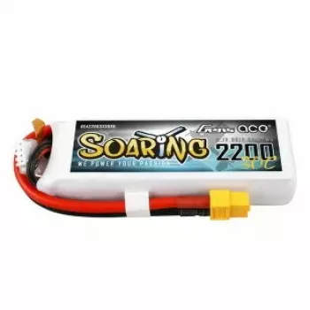 Batteria Gens ace Soaring 2200mAh 11.1V 30C 3S1P Lipo Pack