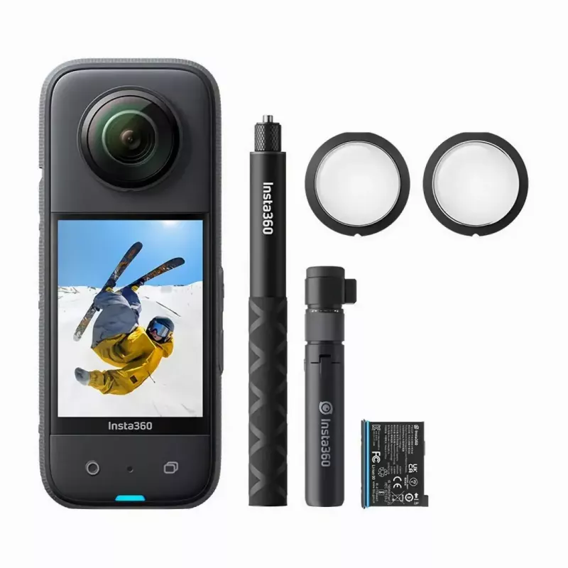 Videocamera 360 Insta360 X3 impermeabile 5.7K - Action camera 360° impermeabile Insta360 X3 5.7K