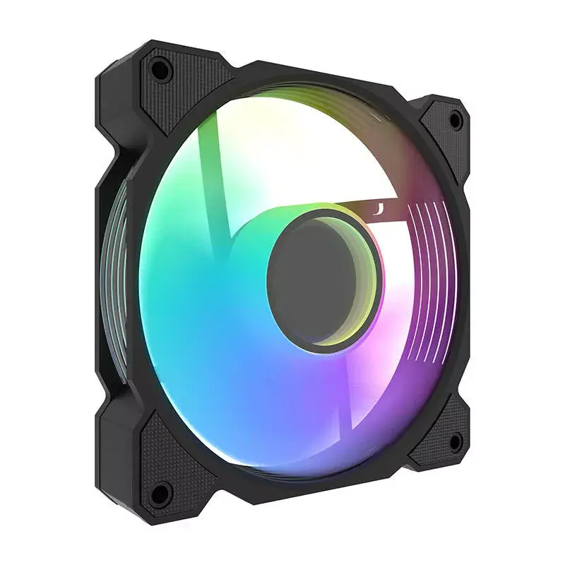 Ventola di raffreddamento Darkflash DR08 (nero) — ventola per case/CPU, modello DR08 nero