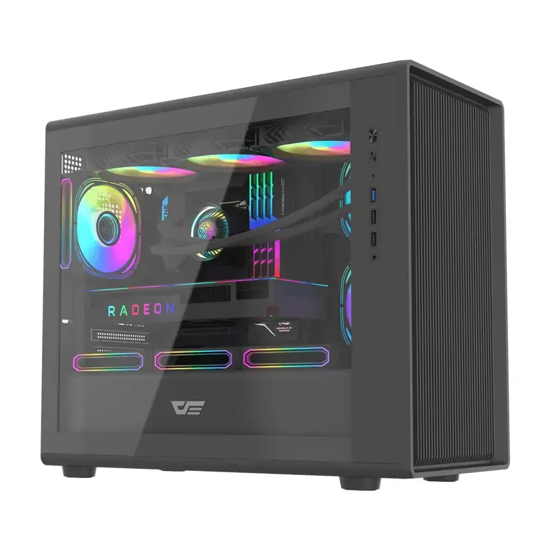 Case per computer Darkflash DB460M Micro ATX nero