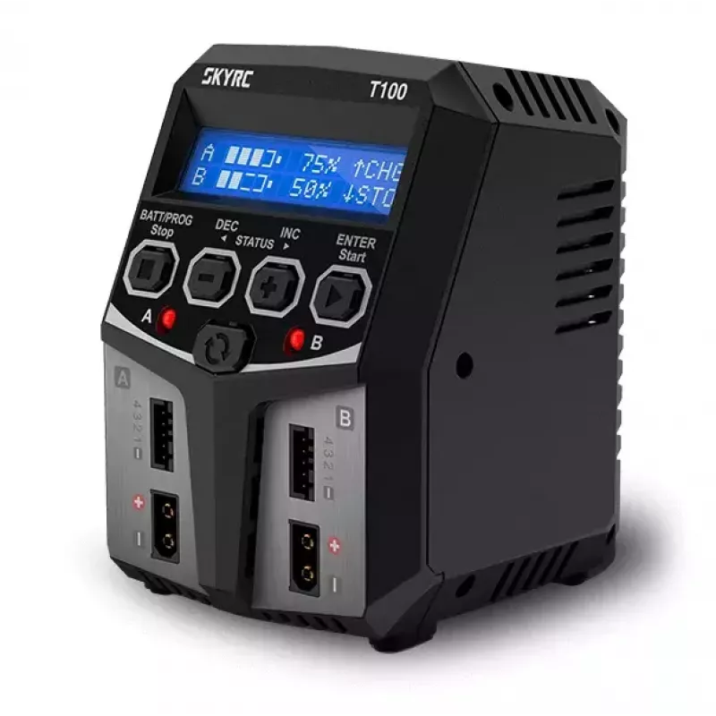 Caricabatterie SkyRC T100 AC, corrente di carica 5A