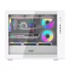 Case per computer Darkflash DB460M Micro ATX bianco