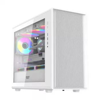 Case per computer Darkflash DB460M Micro ATX bianco