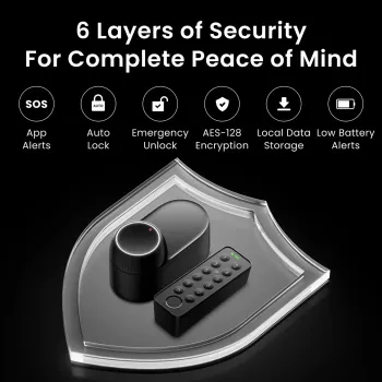 Smart Lock SwitchBot W5600000 con accesso remoto e funzioni di sicurezza