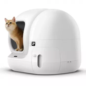 Lettiera autopulente per gatti PETKIT PURA MAX 2 — bianco, pulizia automatica