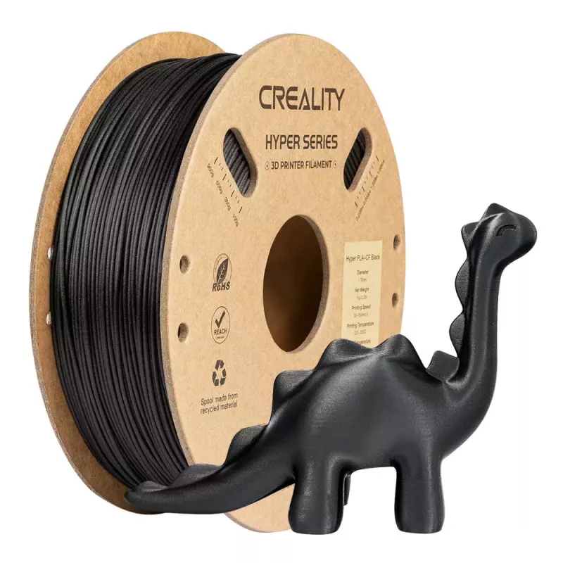 Creality 3D Hyper PLA-CF fibra di carbonio nero 1 kg