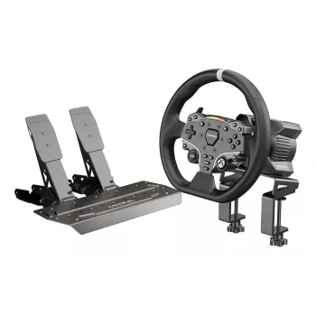 Bundle Moza Racing R3 per XBOX e PC, volante + pedale, PC, Xbox One, Xbox Series S, Xbox Series X, tasto Home, 360°, direct drive, regolabile