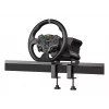 Bundle Moza Racing R5, volante + pedale, PC, con filo, nero, alluminio, pelle, acciaio, alluminio, pelle