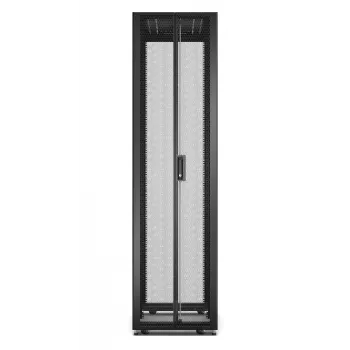APC Easy Rack, 48U, nero, con tetto, ruote, piedini, 4 staffe e base, senza pannelli laterali, 2258H x 600B x 1000T mm